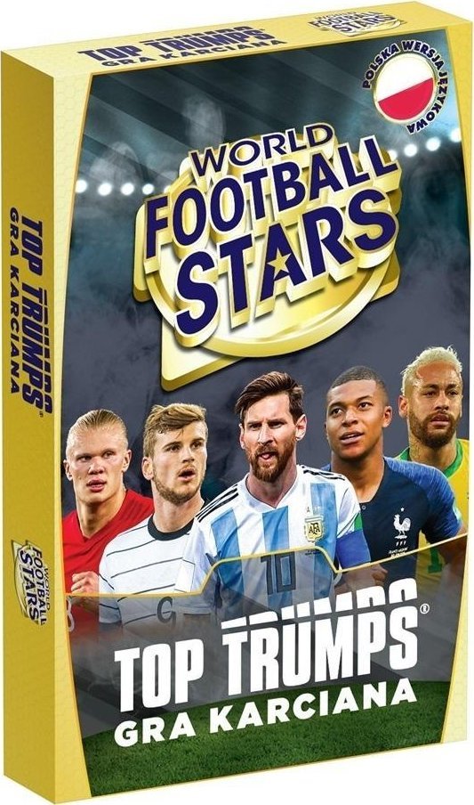 Top Trumps World Football Stars tuck box
