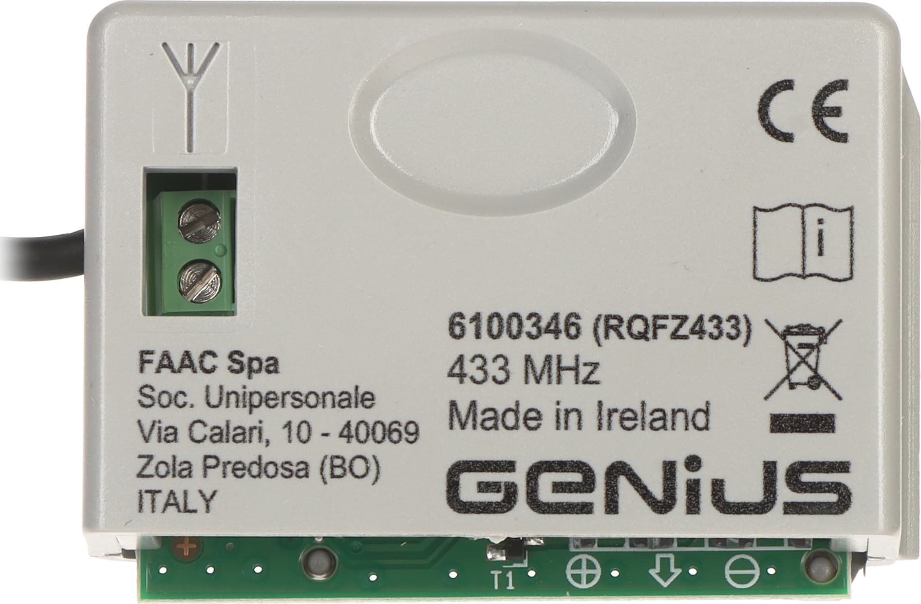 Faac MODUŁ RADIOWY DO BRAM GENIUS-XF433 FAAC