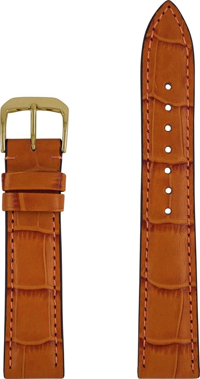 Zeppelin Pasek skórzany Zeppelin brązowy 18 mm