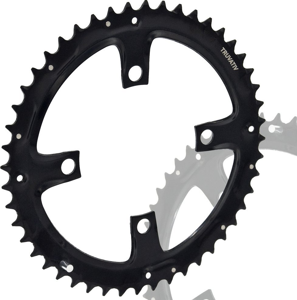 Tarcza mechanizmu korbowego Truvativ, MTB 48T, 104 BCD, Stal v3, czarna (48-36-26)
