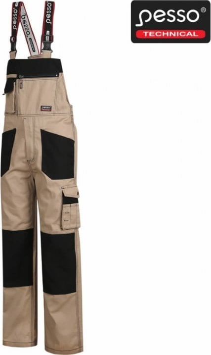 Pesso Work overalls Pesso Twill, sand 50/188