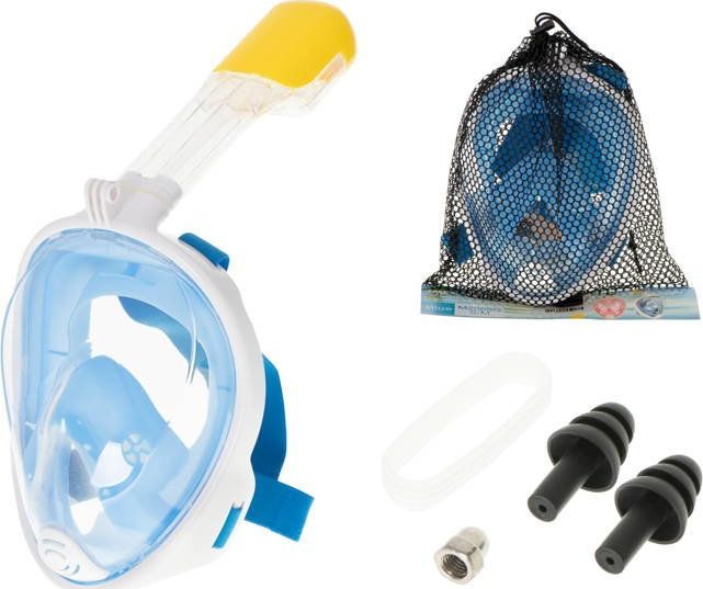 Ikonka Maska do snurkowania, L/XL, niebieska universal