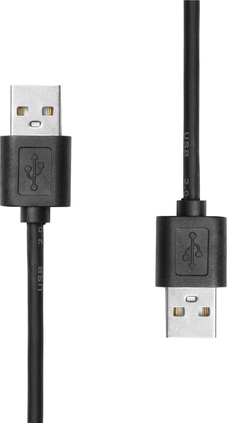 Kabel USB ProXtend USB-A - USB-A 1 m Czarny (JAB-7393833)