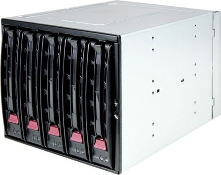 Kieszeń SuperMicro 5x 3.5" SATA III Mobile Rack (CSE-M35TQB)