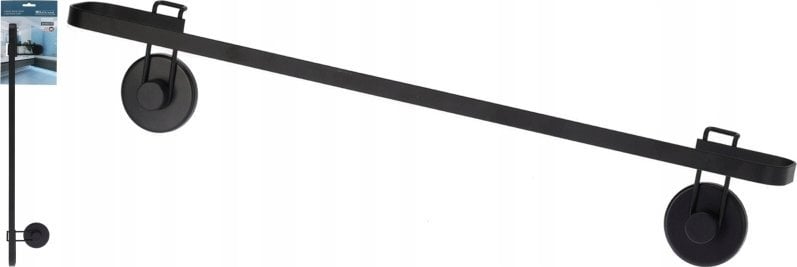 Bathroom Solutions Wieszak na ręczniki do łazienki na przyssawki, 60 x 8,5 x 11 cm