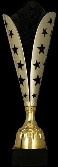 Victoria Sport Puchar metalowy złoto - czarny