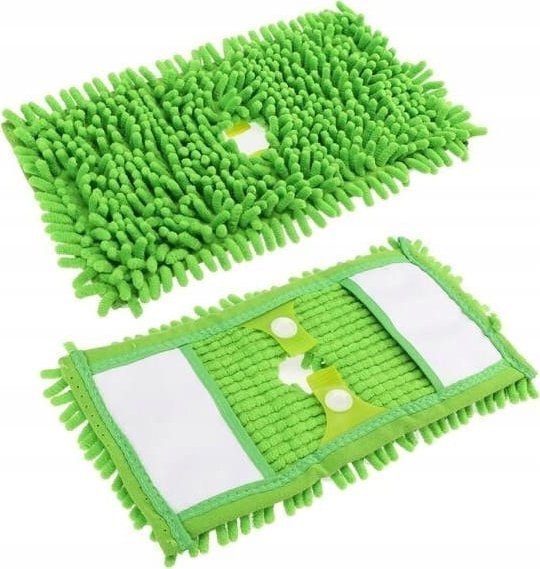 Ravi Wkład do mopa płaski rotacyjny z mikrofibry zielony
