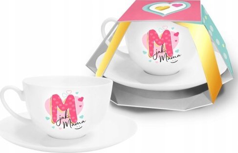 BTS Filiżanka ze spodkiem na prezent 250 ml