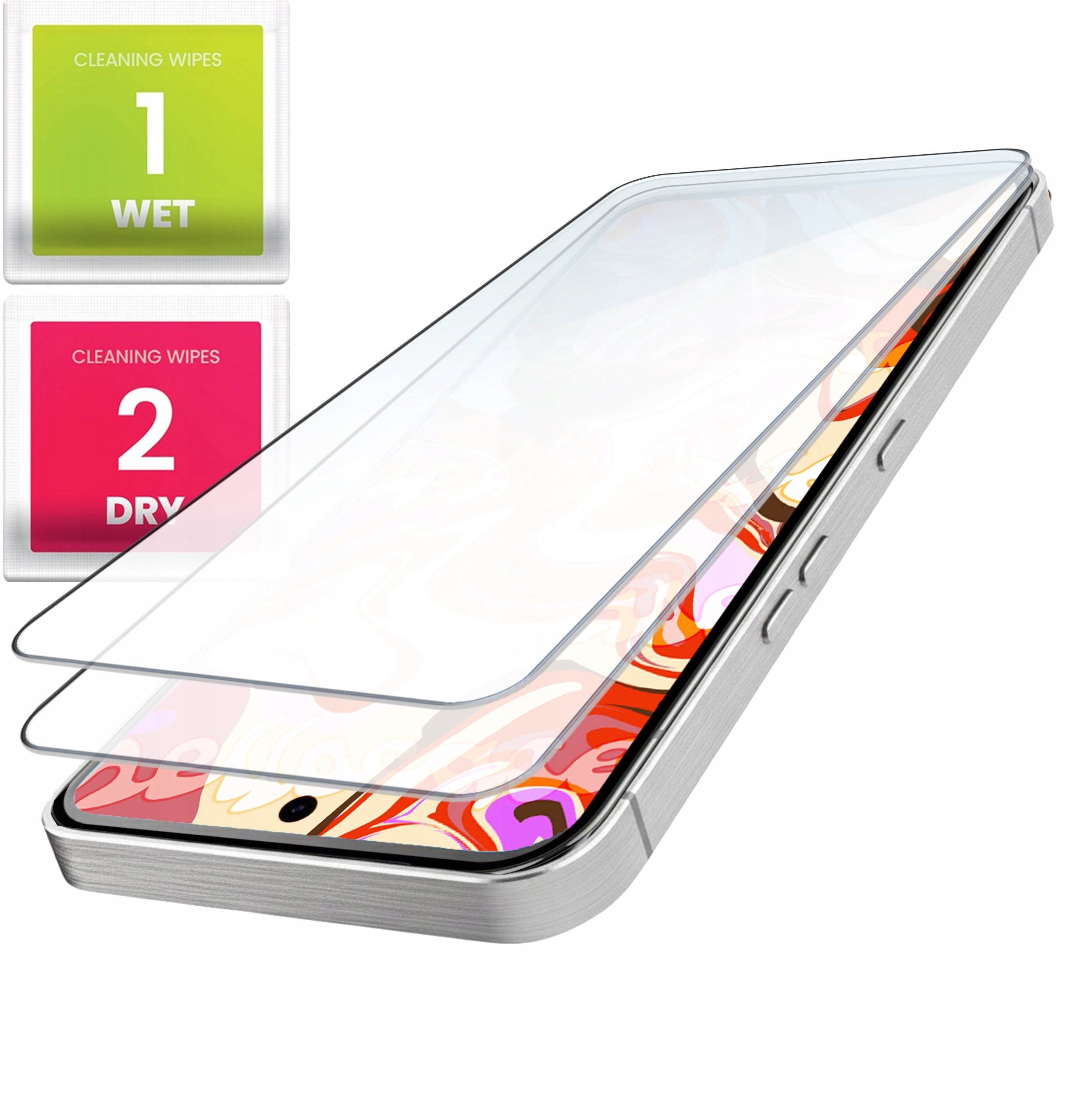 2-PAK Szkło Hartowane Do Samsung Galaxy S25 FE (Płaskie, 2.5D, Szybka, 9H)