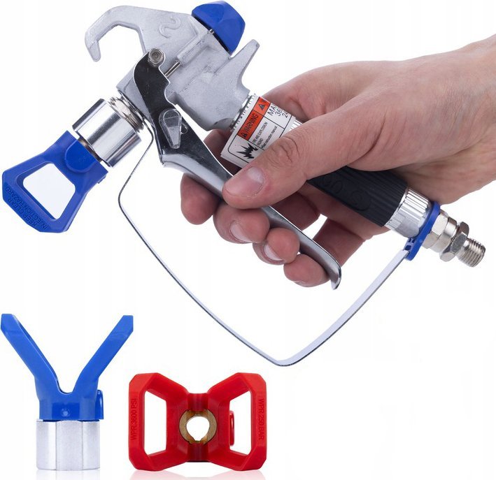 Rosfix MOCNY PISTOLET MALARSKI DO AGREGATU MALARSKIEGO DYSZA 517 USZCZELKA OSŁONA