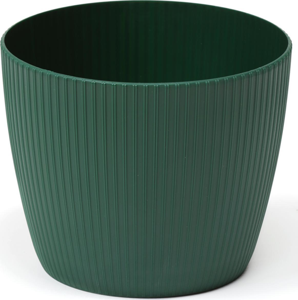 Lamela Doniczka osłonka plastikowa zielona 14 cm Magnolia Jumper