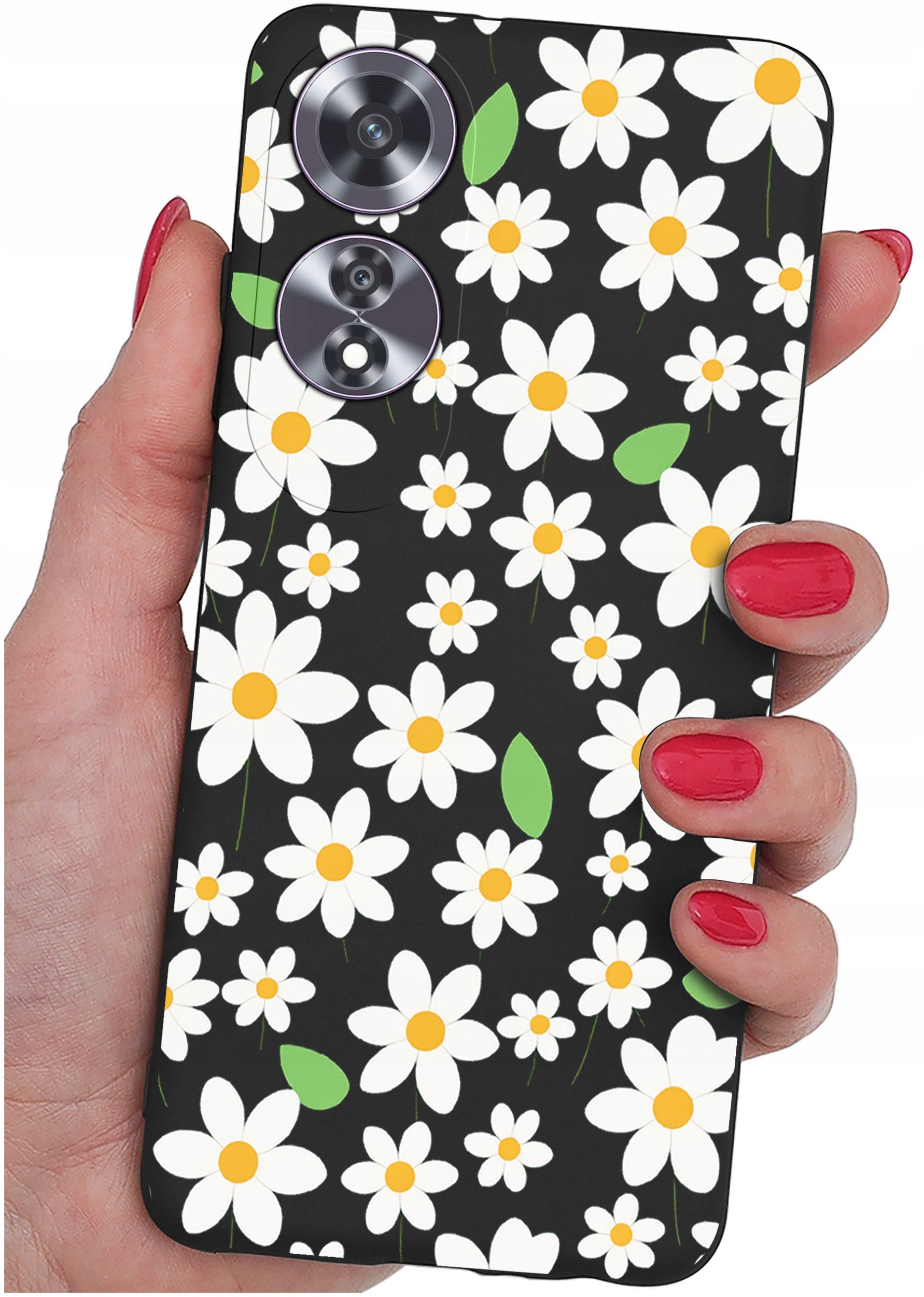 Etui do Oppo A60 4G WZORY |SILIKONOWE MATT CASE + SZKŁO 9H