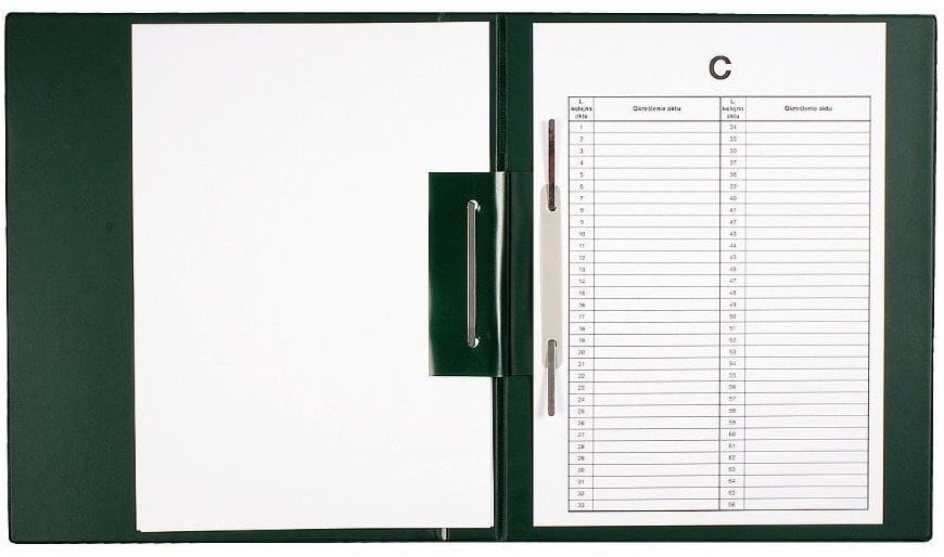 Biurfol Teczka do akt osobowych (b+w) ciemnozielona