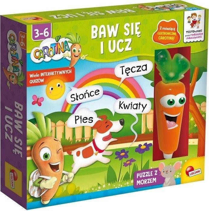 Lisciani Zestaw edukacyjny Carotina Baw się i ucz