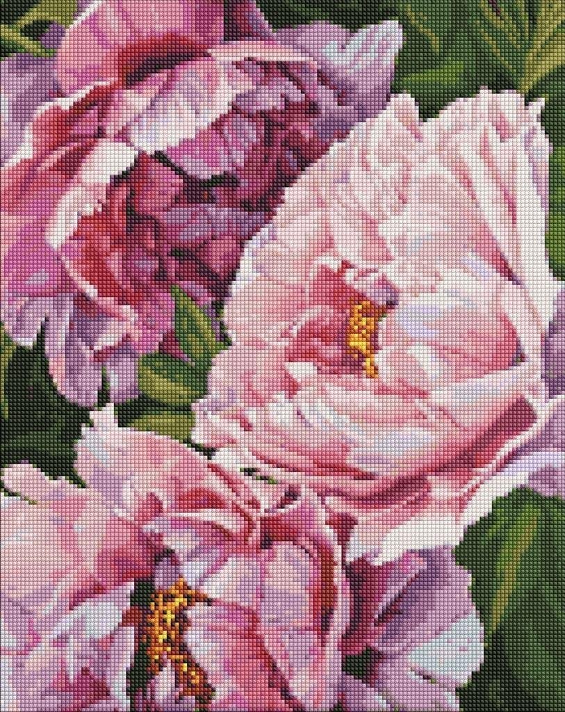 Norimpex Diamentowa mozaika bez ramy - Magia kwiatów 40x50