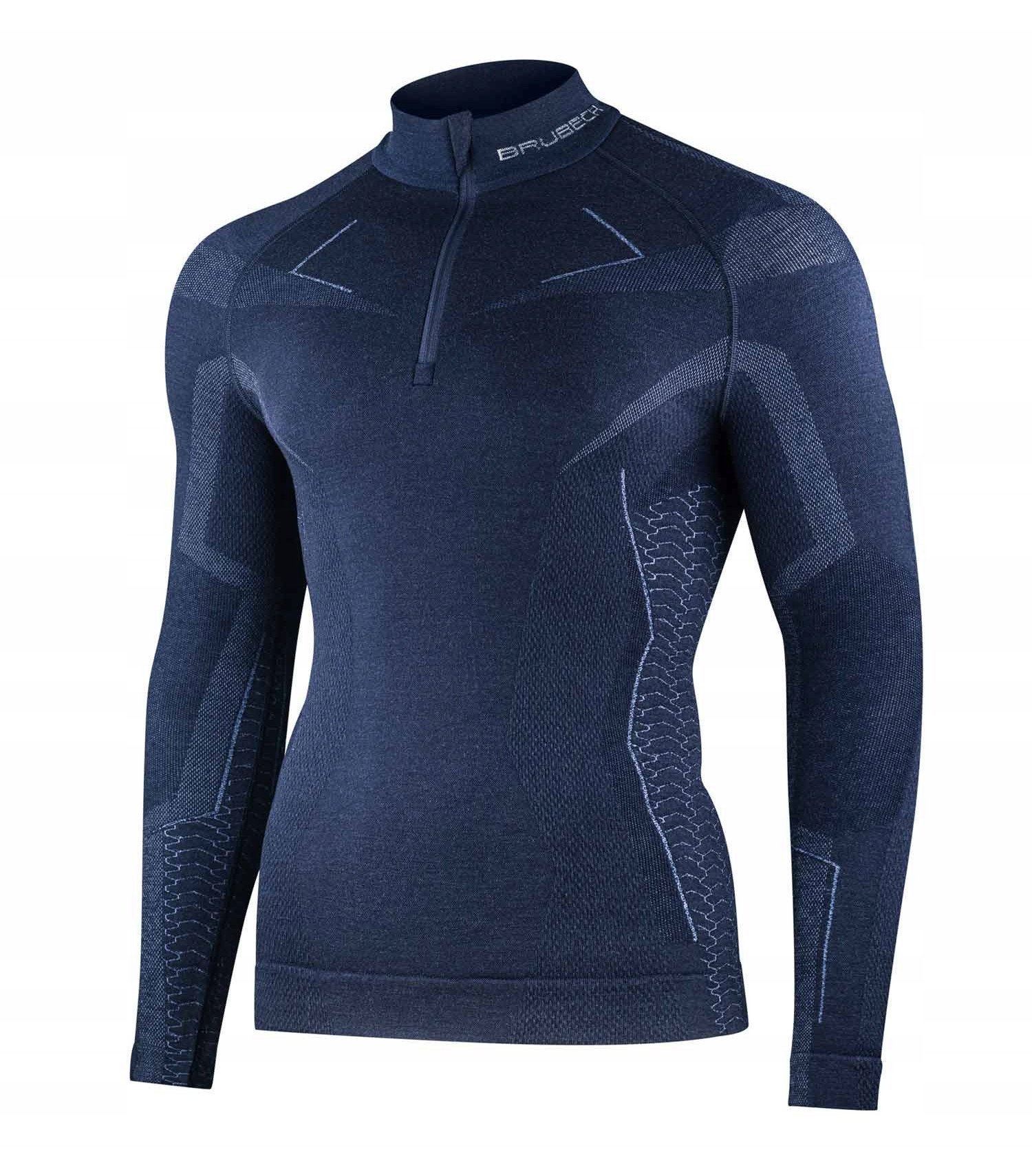 LS1610M Bluza męska z krótkim ekspresem EXTREME MERINO granatowy XXL