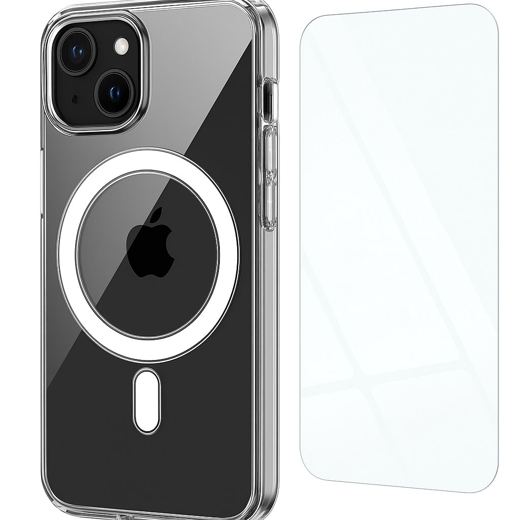 Etui do Iphone 15 Magsafe + Szkło