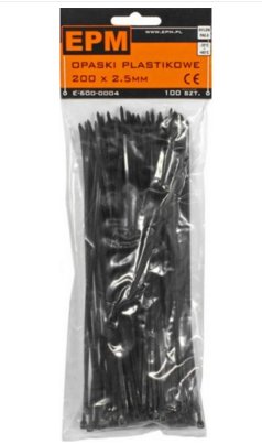 EPM Opaska zaciskowa plastikowa 100x2,5mm 100szt. - E-600-0002