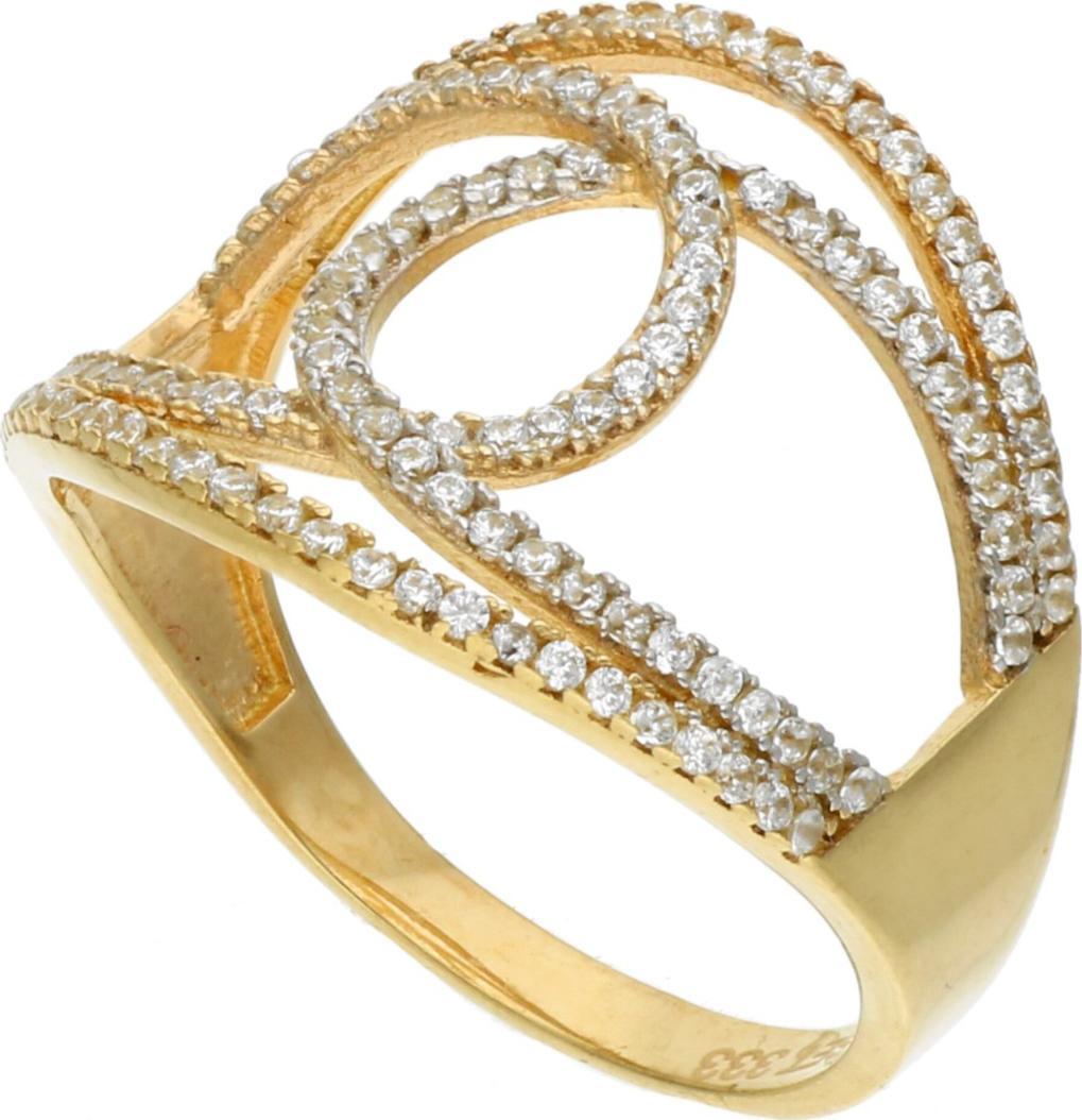 Rosanto Nowoczesny złoty pierścionek roz. 22 333 8k