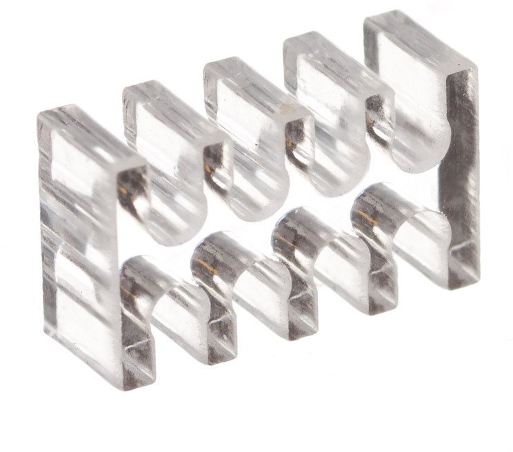 Grzebień Gelid 8pin - clear