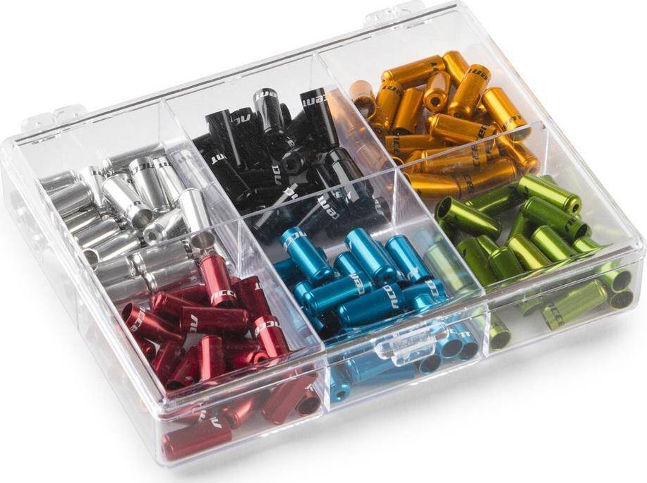 Accent Końcówki pancerza hamulcowego 5mm, aluminiowe, 6x20 szt. zestaw