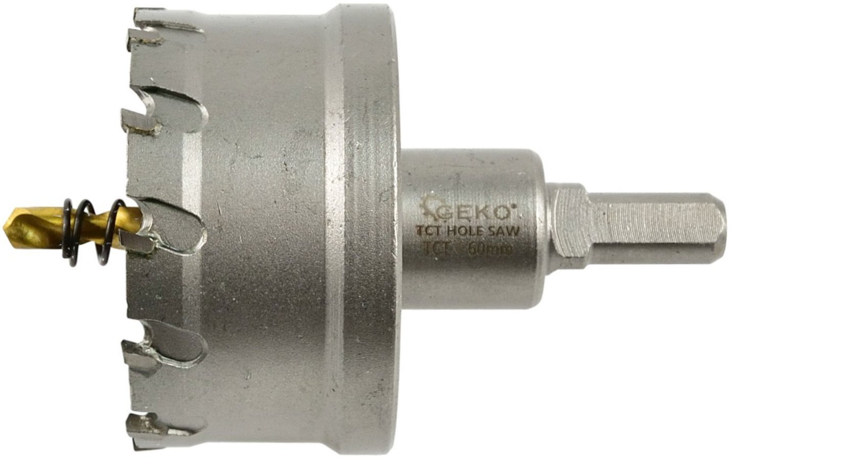 Otwornica widiowa - koronka do metalu 60mm z wiertłem tytanowym (60)