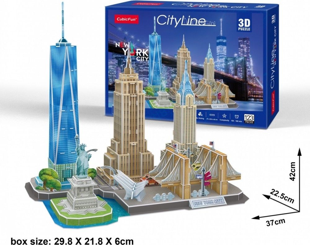 Dante Puzzle 3D City Line New York City (20255)