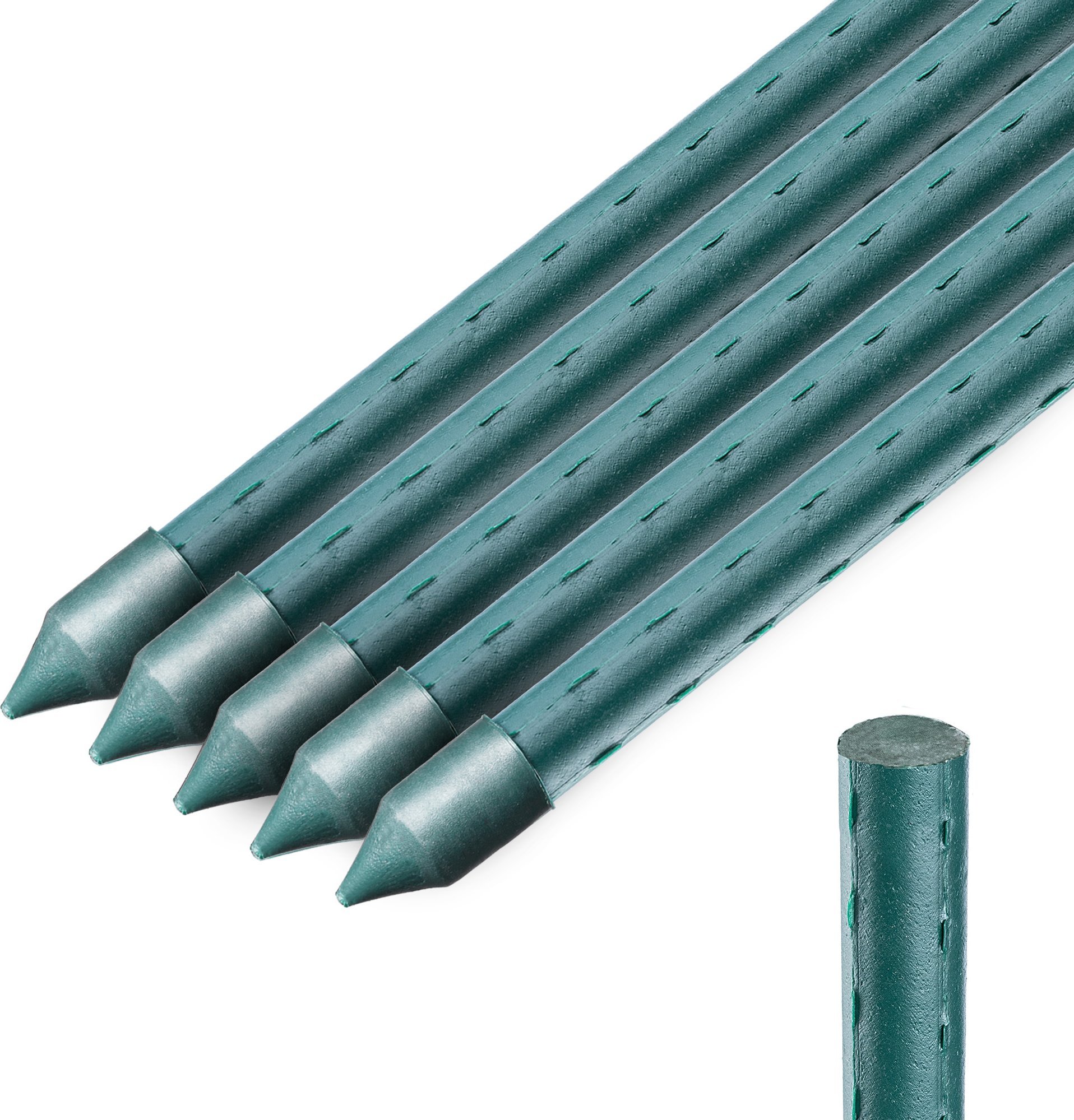 Kadax KADAX Tyczka Do Roślin 90cm Podpora Pomidorów Palik Kwiaty Powlekana 5szt