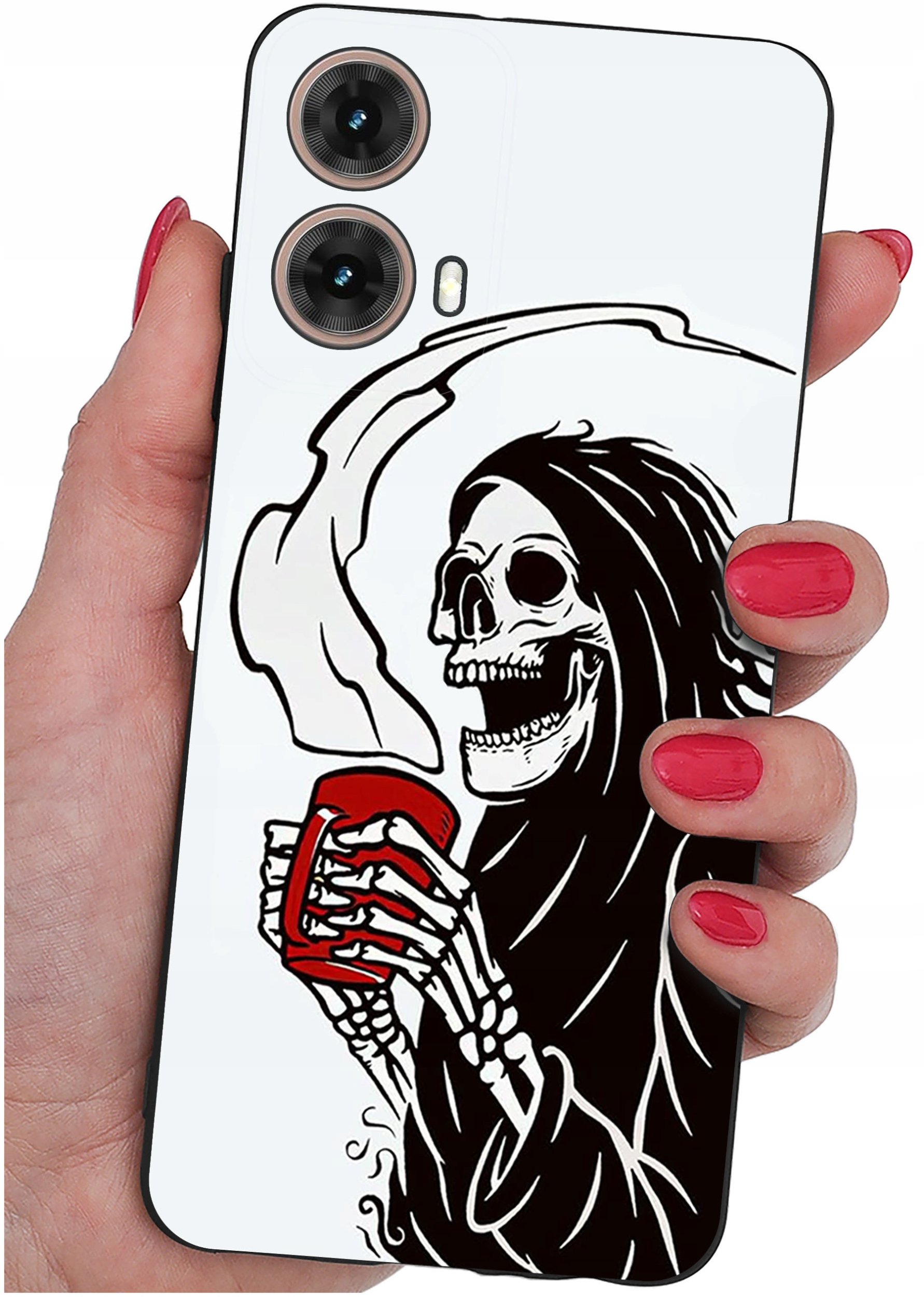 Etui do Motorola Moto G85 5G WZORY |SILIKONOWE MATT CASE