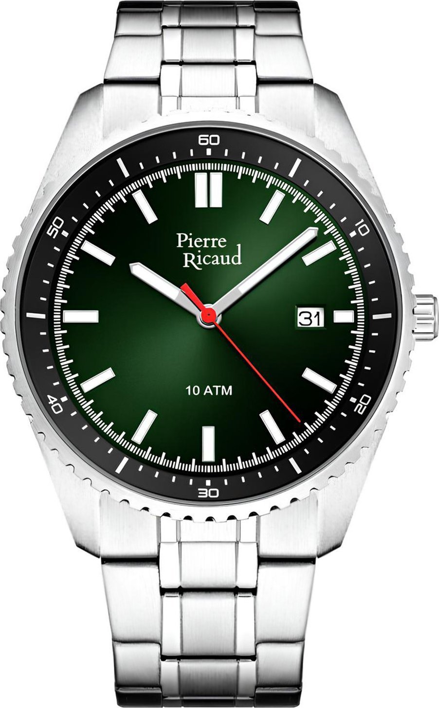Zegarek Pierre Ricaud Zegarek męski Pierre Ricaud P6052.Y110Q srebrny