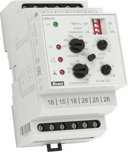 ELKO EP ELKO EP PRZEKAŹNIK DO NADZOROWANIA NAPIĘCIA HRN-43/24