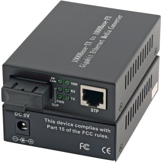 EFB Medienkonverter Gigabit Ethernet RJ45 auf Multimode SC 1000SX 550m inklusive Netzteil