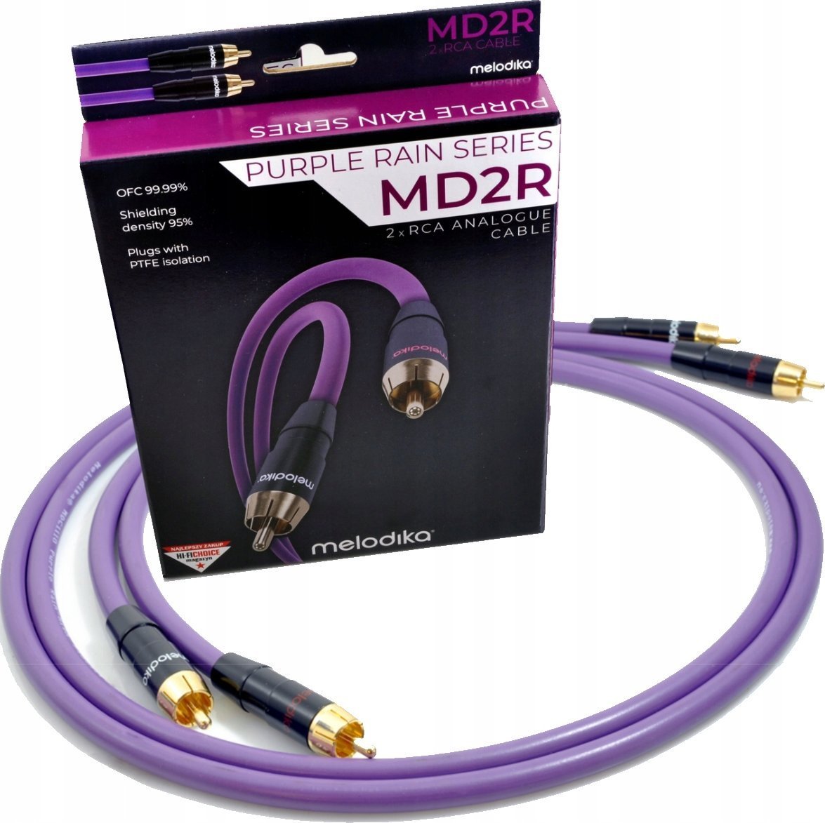 Melodika Melodika MD2R120 Kabel 2xRCA - 2x RCA Purple - 12m