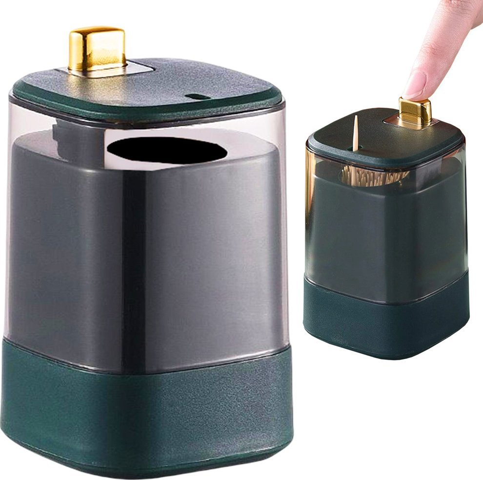 Verk Pojemnik na wykałaczki podajnik do wykałaczek automatyczny dozownik pudełko Pojemnik na wykałaczki podajnik do wykałaczek automatyczny dozownik p