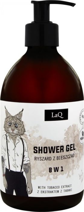 LaQ LaQ Żel pod prysznic 8w1 z ekstraktem z tabaki Ryszard z Bieszczad 500ml