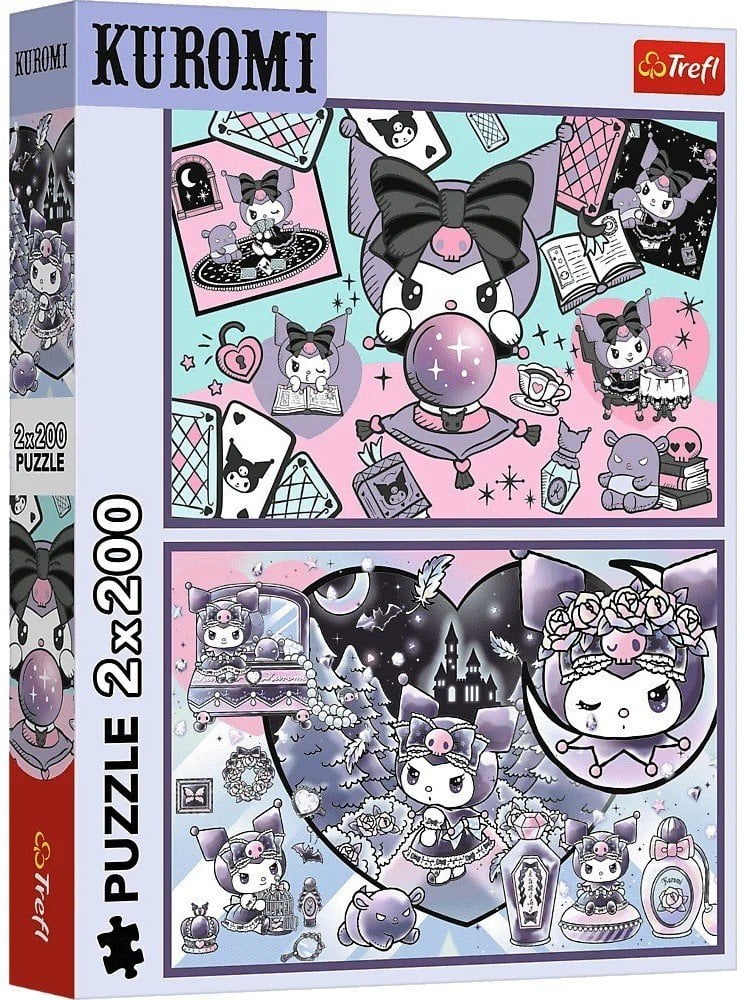 Trefl Puzzle Psoty Kuromi 2x200 elementów (13345)