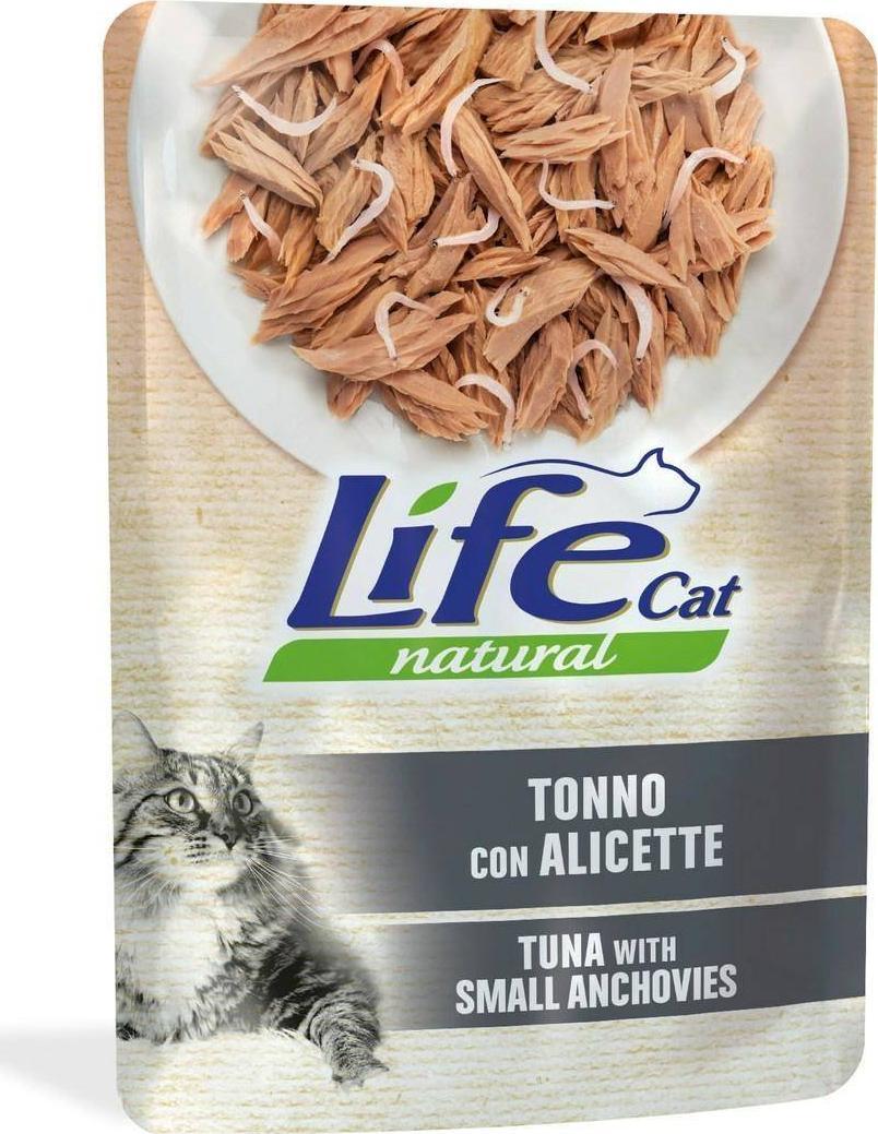Life Pet Care LIFE CAT sasz.70g TUNA + ANCHOVIES WHITEBAITS/SZPROTKI/30