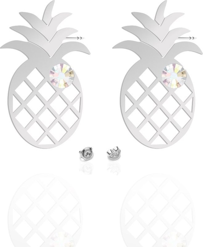 Radziszewska Jewellery Kolczyki Srebrne Ananas