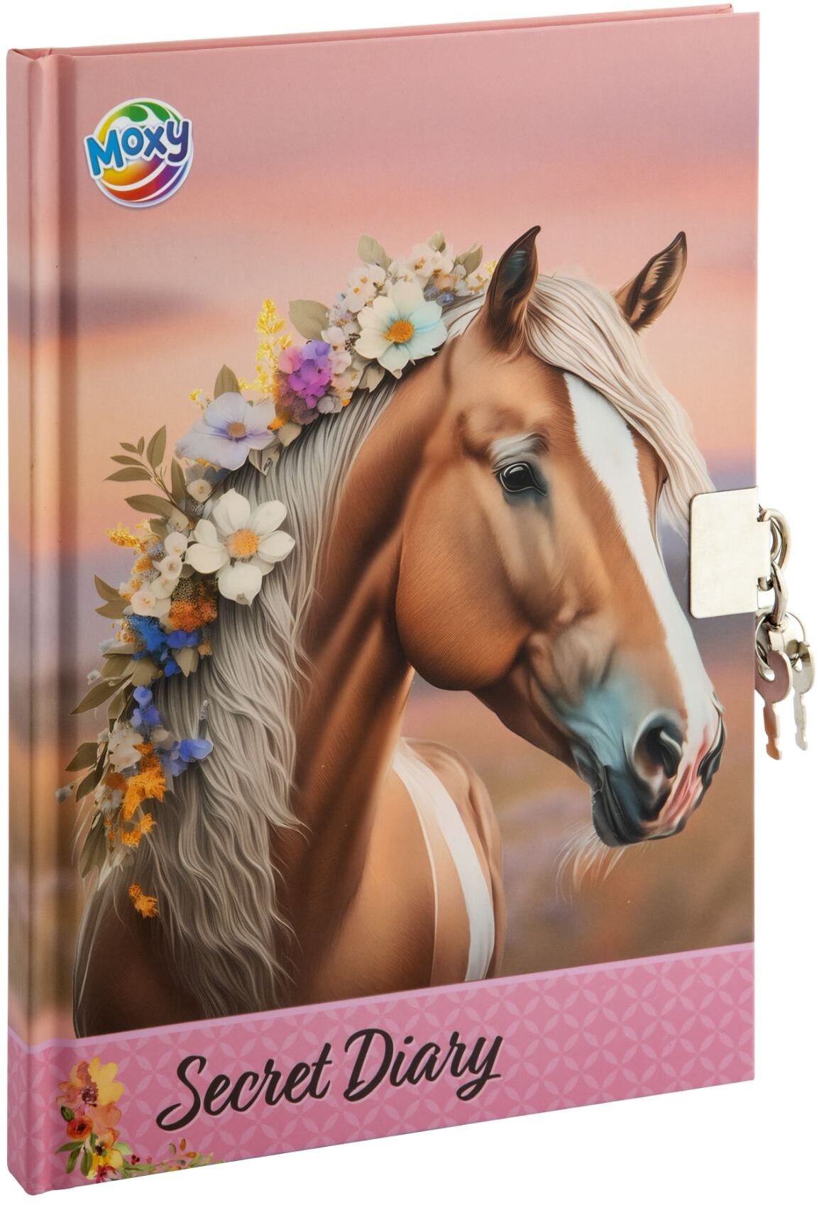 Deli CCG konik pamiętnik+kluczyk A5 60ark. 190008 68067