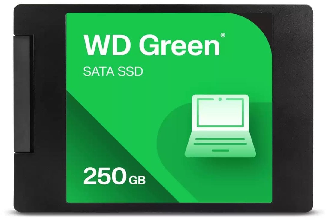 WD Green - SSD - 250 TB - cased - intern - 2.5 in (6.4 cm) - SATA 6Gb/s
