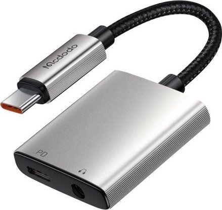 Mcdodo Adapter audio 2w1 USB-C do USB-C + DC 3.5mm Mcdodo CA-5050
