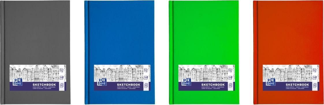 Oxford Szkicownik SKETCHBOOK szyty A6 96k 100g mix 400152625 OXFORD