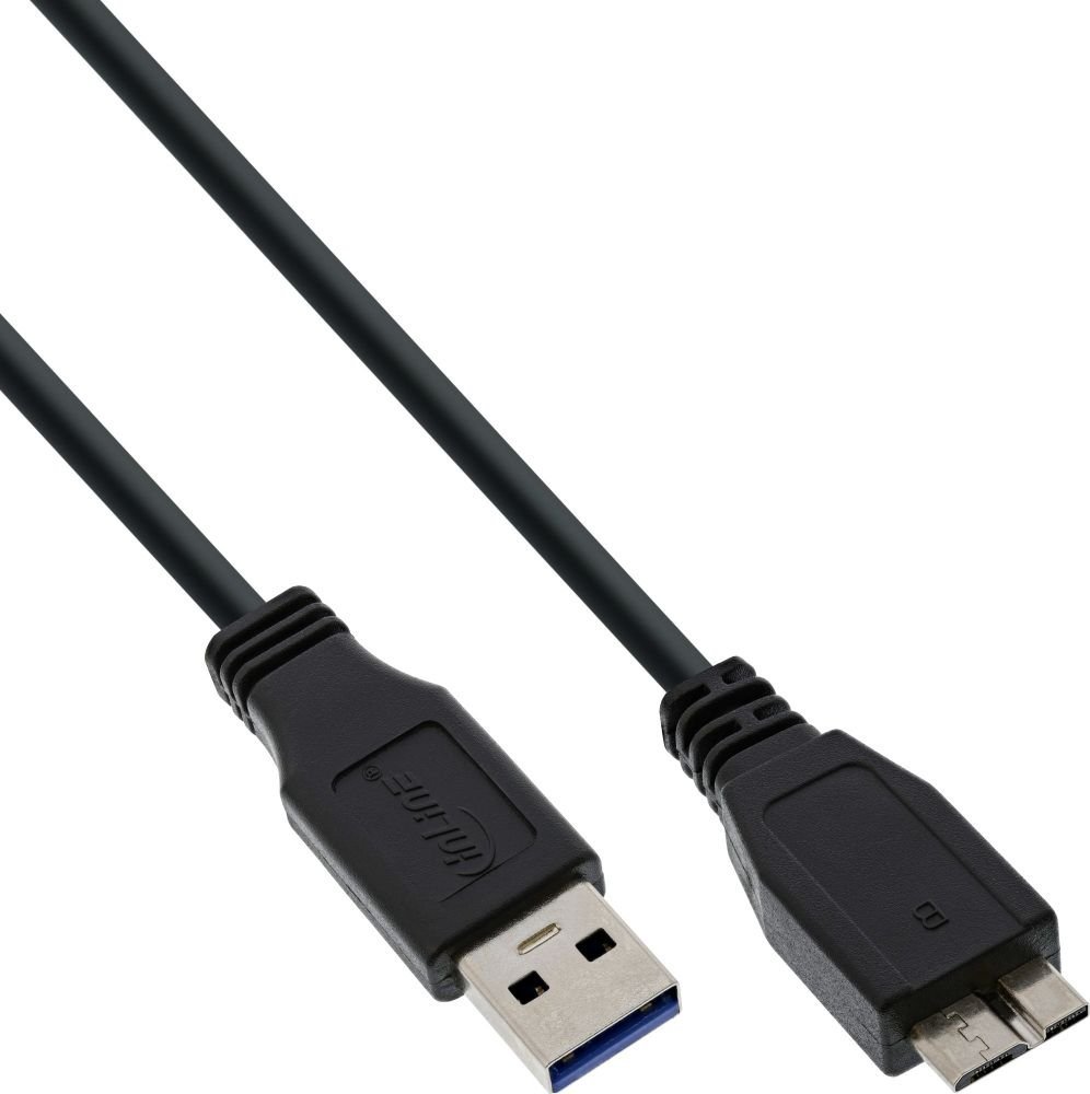 Kabel USB InLine USB-A - 2 m Czarny (35420)