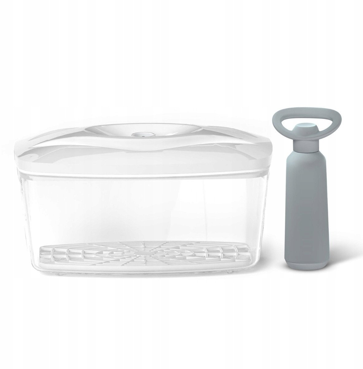 Pojemnik próżniowy SeeYoo 2,7l Atest biały Pompka