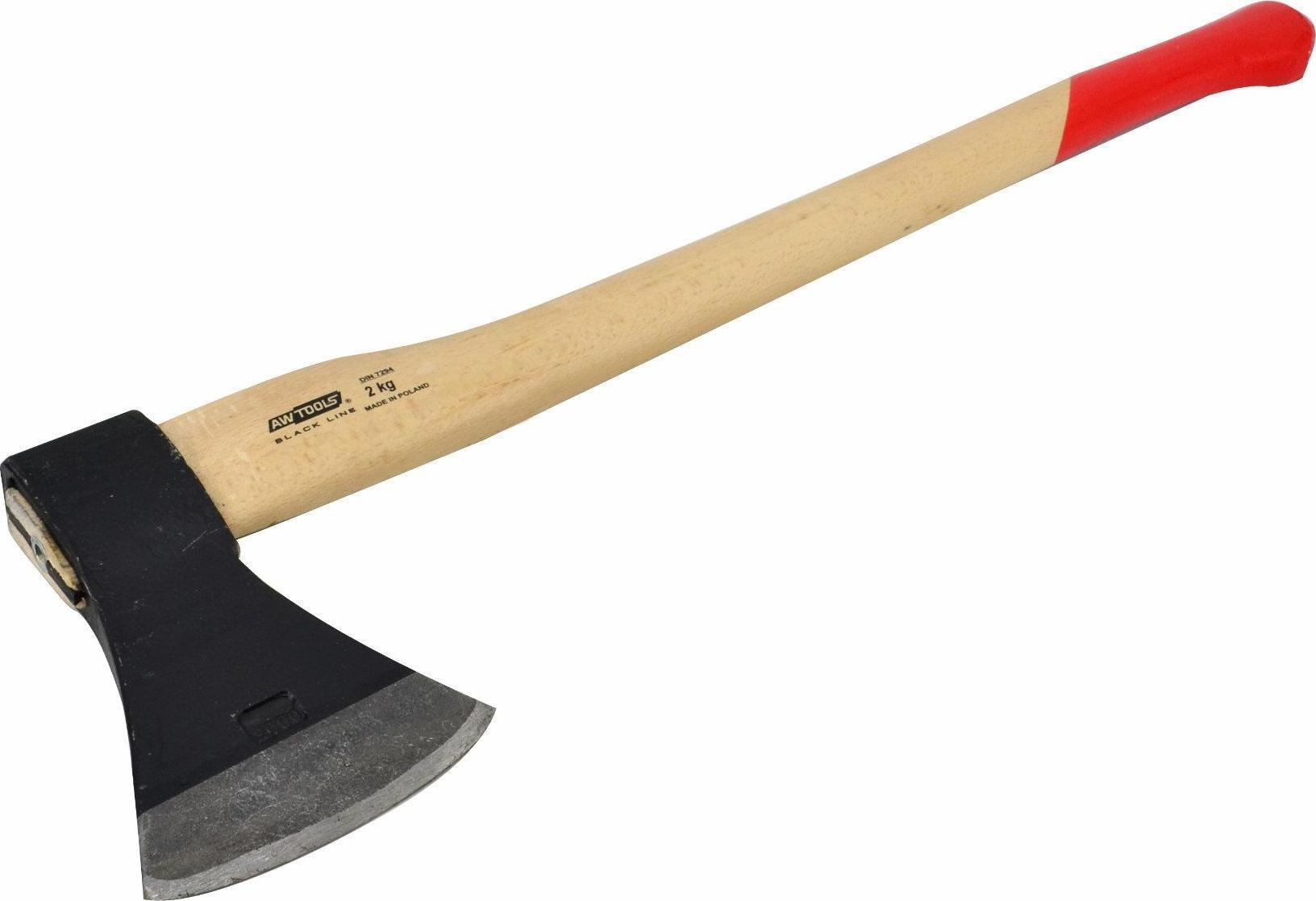 AWTools Awtools Siekiera Ciesielska 2,0kg Trzonek Drewniany Black Line Aw33057bl