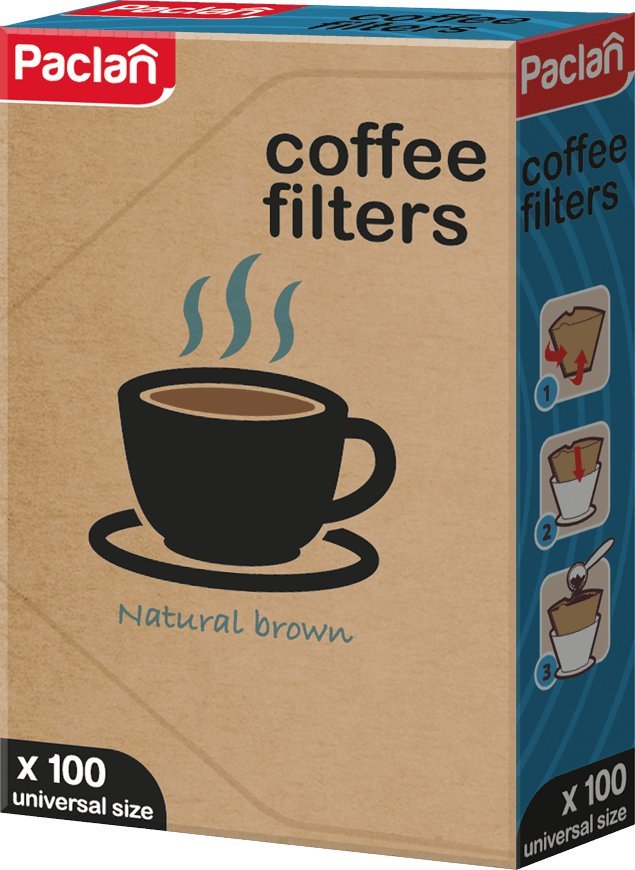 Paclan Filtry przelewowe papierowe do kawy uniwersalne