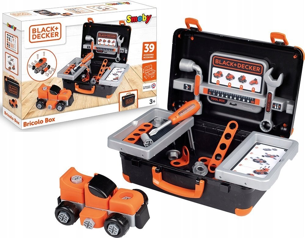 Smoby Walizka z narzędziami Black + Decker