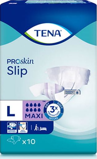 Essity Pieluchomajtki TENA Slip ProSkin Maxi L 10szt.