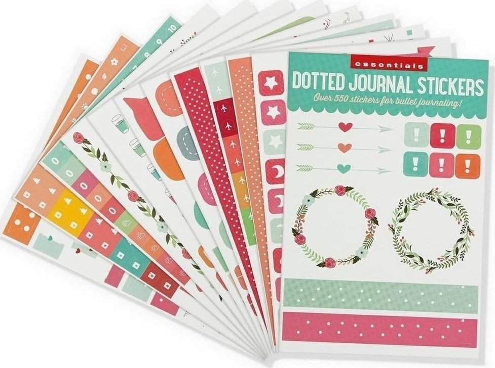 Peter Pauper Press Naklejki do planera Bullet Journal 500szt
