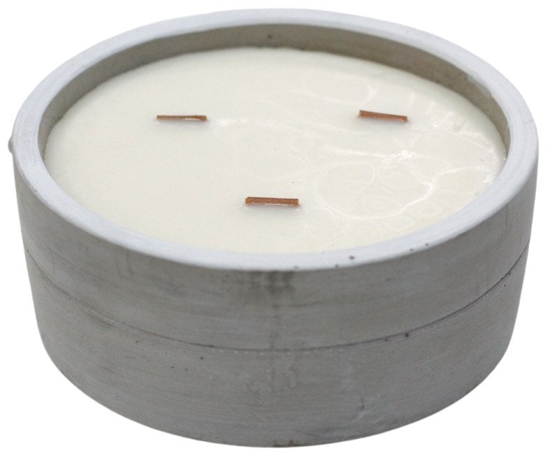 Świeczka w betonie - Okrągła